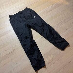 Nike Mens Sportswear Track Pants Black Nylon Mesh Lined Joggers Medium
